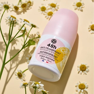 อีฟ โรเช Yves Rocher 48H Antiperspirant With Chamomile From Brittany 50 มล. โรลออน ระงับกลิ่นกาย 48 ชั่วโมง
