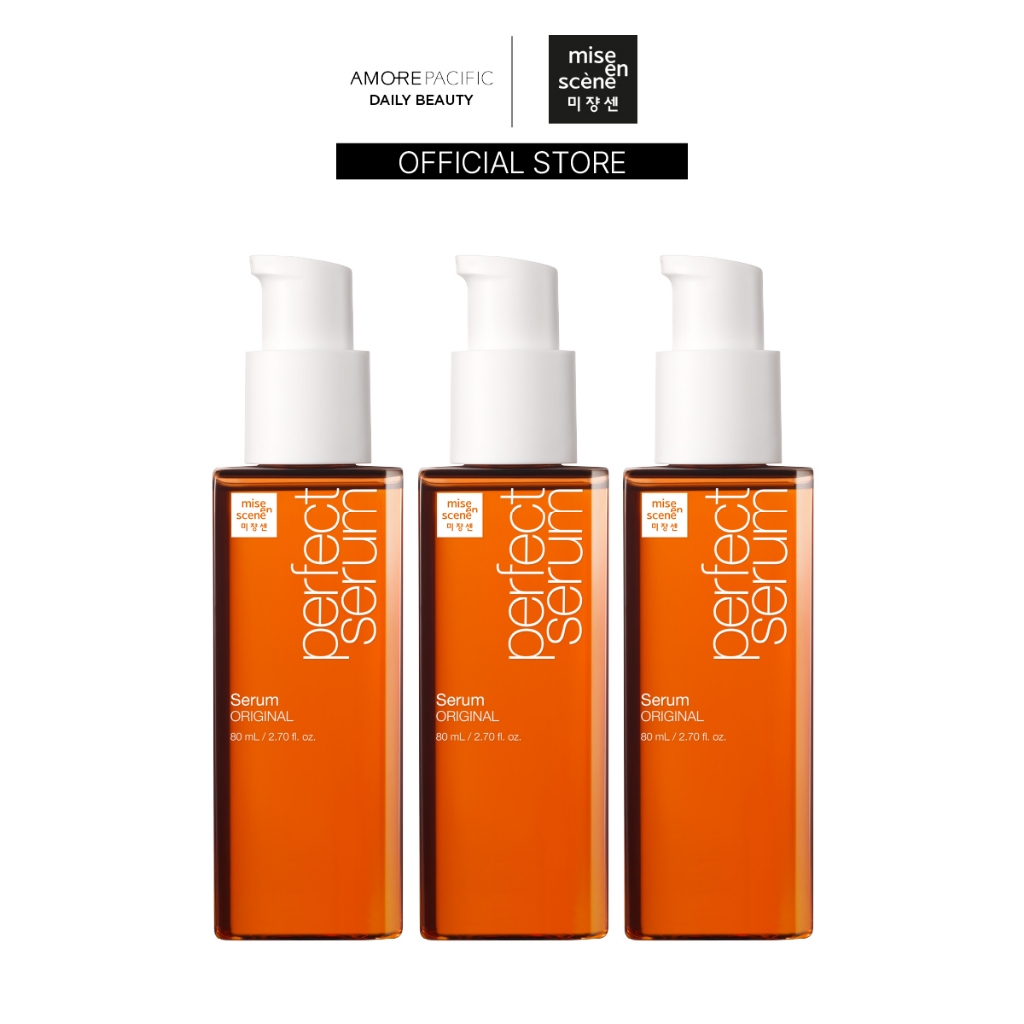 [แพ็ค 3 สุดคุ้ม] มีส ออง แซน เพอร์เฟ็ค เซรั่ม mise en scene Perfect Serum 80มล. x3