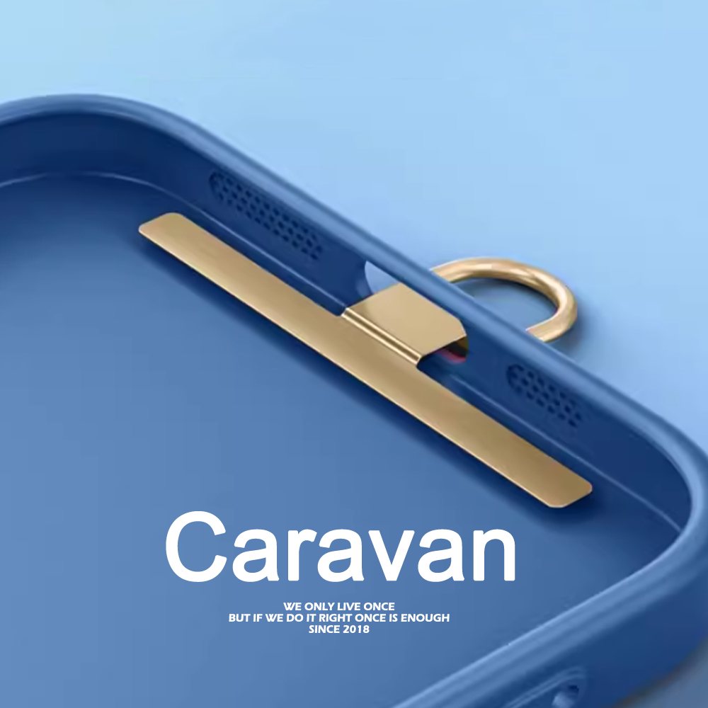 Caravan Crew Full metal lanyard clip back stickers Lanyard Scout สายคล้องคอ