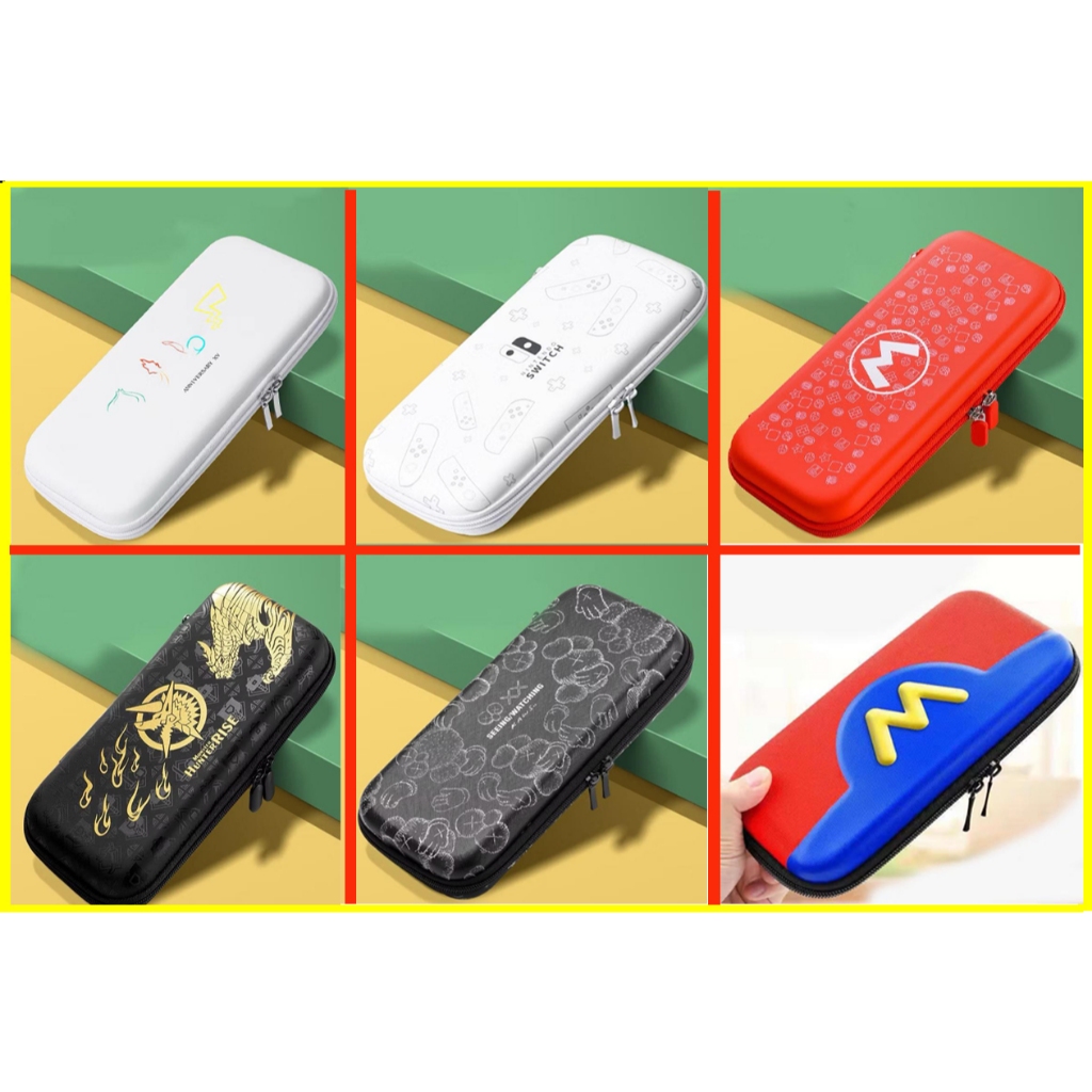 กระเป๋า ลายเกม Nintendo Switch oled /v.1 v.2Travel Storage Case Protector Bag