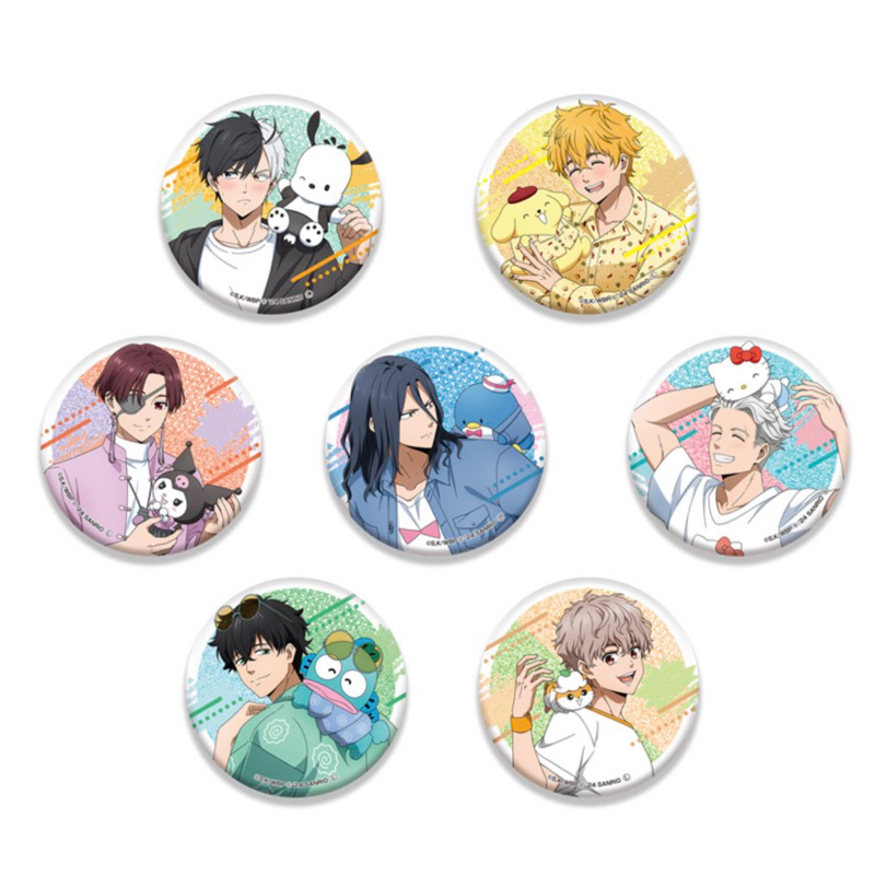 (พร้อมส่ง) Wind Breaker ｓａｎｒｉｏglitter badge เข็มกลัด Tomiyama Umemiya Nirei