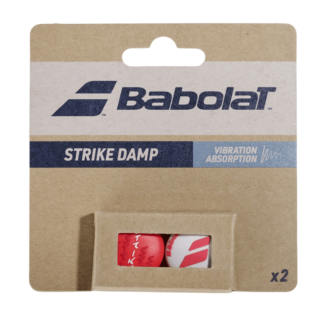 Babolat ยางกันสะเทือน Strike Damp x2 | Red/White ( 700125 )