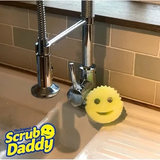 Scrub Daddy Colors Blue FlexTexture Scrubber สครับแด๊ดดี้ ใยขัด ขจัดคราบ สีน้ำเงิน 1 piece