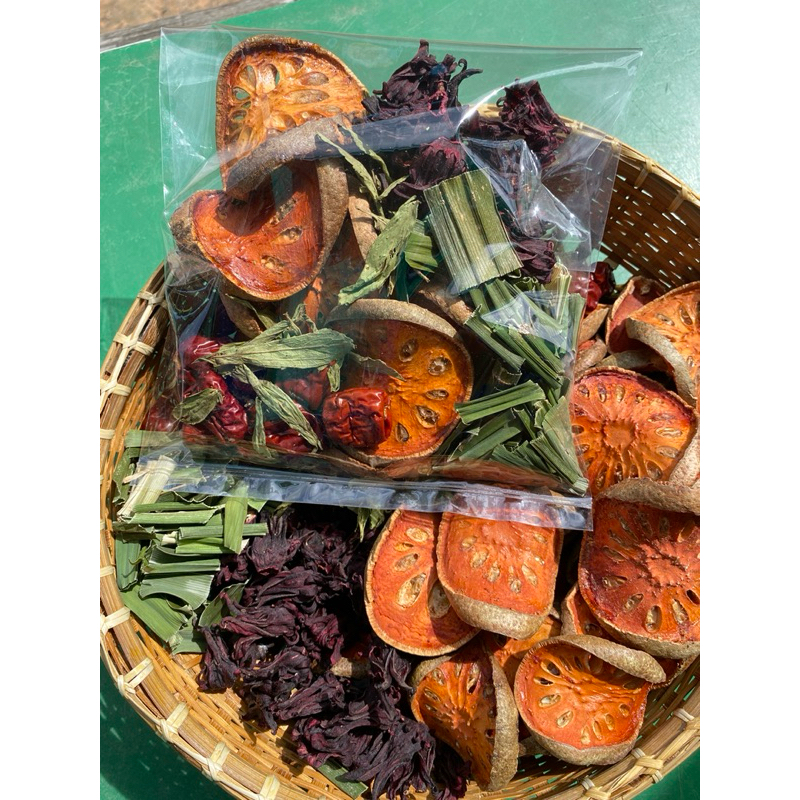 ชุดต้มน้ำสามเกลอ ห่อ 60 กรัม 5 แถม1               ชุดต้มสมุนไพรสามเกลอ น้ำสามเกลอ แถมฟรีใบเตยและใบหญ้าหวาน - รูปที่ 5