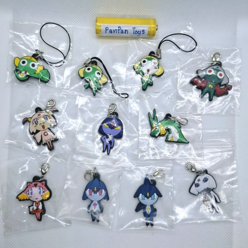 Keroro พวงกุญแจเหล่าเคโรโระ mini เป็น bonus งาน movie keroro ปี 2006-2009 มือ 1 [ขายแยกชิ้น]