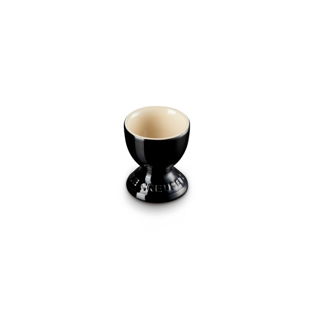 ที่วางไข่ เกรด (B) สีดำ Fotted Egg Cup (B) Black Onyx