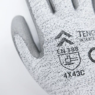 (ส่งฟรี)Tencho ถุงมือกันบาดระดับ 5 ถุงมือกันบาด 1 คู่ มาตฐานส่งออกยุโรป ป้องกันการบาด ป้องกันการลื่น