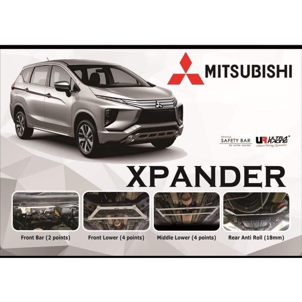 Ultraracing Stabilizer bar for Mitsubishi Xprender ชุดเหล็กกันโคลง เพิ่มความยึดเกาะ ลดอาการย้วย หน้าโยน ขณะขับขี่