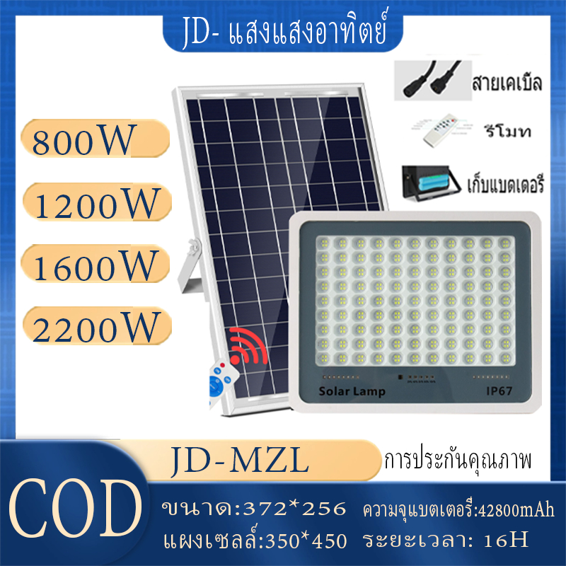 2024 รูปแบบใหม่ แสงแสงอาทิตย์ ไฟ LED แสงสว่าง แสงโซลาร์เซลล์ สปอร์ตไลท์ LED แสงอาทิตย์ ราคาถูก กันน้ำ ทนทาน