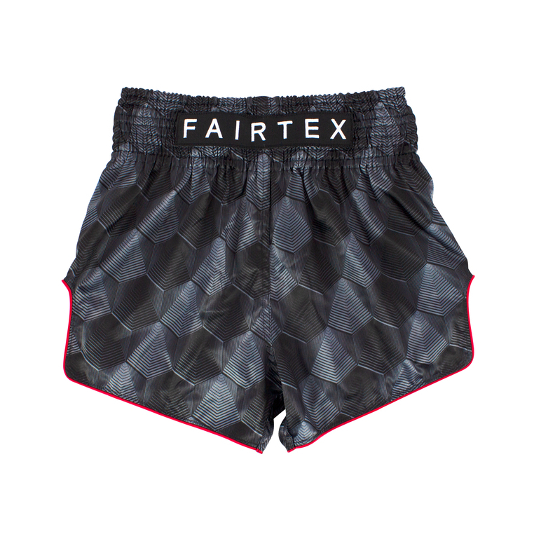 กางเกงมวยรุ่น BS1901 Muay Thai Shorts - Black