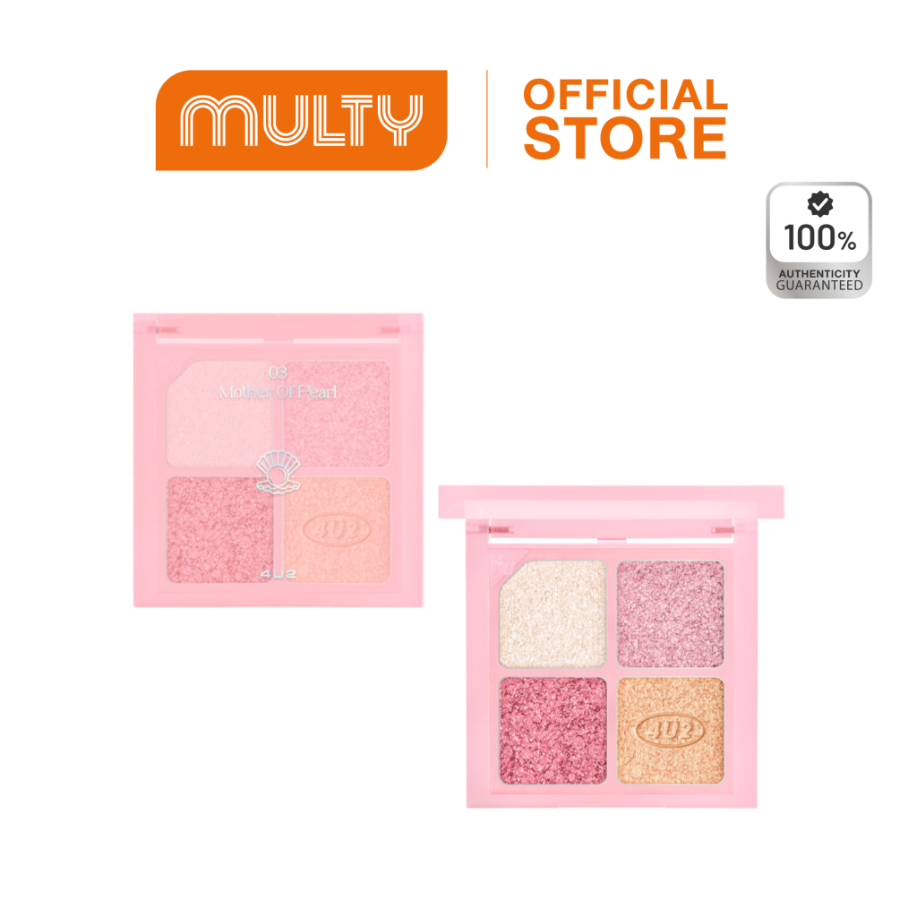 4U2 Jewelry Box อายแชโดว์ พาเลททาตา 4 เฉดสี