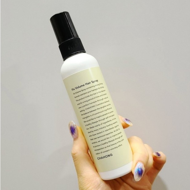 ส่งช้า‼คืนเงิน💸ส่งไว🚀24ชม. CHAHONG Fix Volume Hair Spray 150ml สเปรย์เซ็ตผมชาฮง ฟิกซ์ วอลลุ่ม แฮร์ ชาฮอง #VV - รูปที่ 2