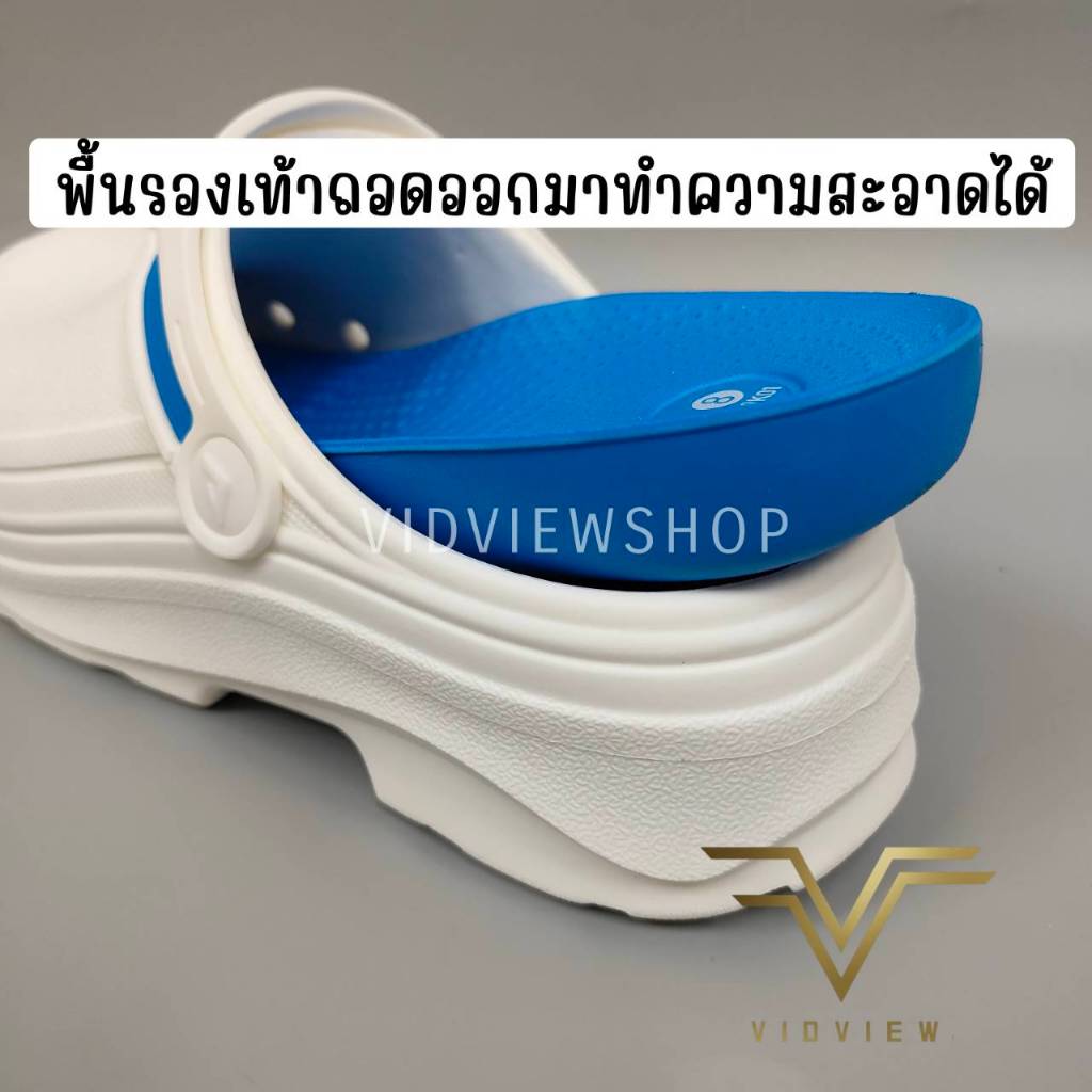 VIDVIEW มีส่งด่วน รองเท้าหัวโต Adda 59K01 ของแท้!! เบอร์ 40-44 แบบสวม pillow foam - รูปที่ 4