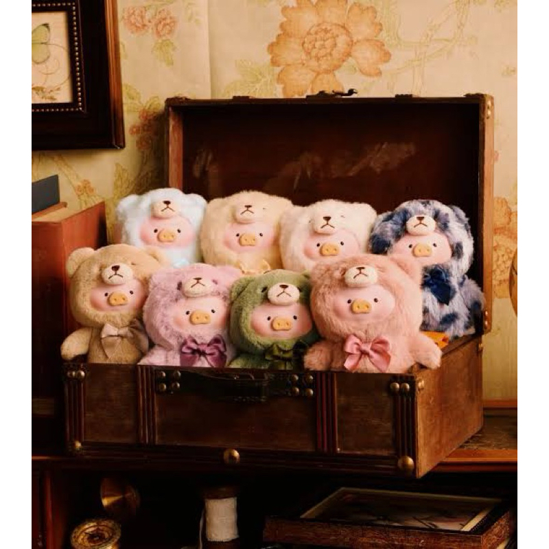 [พร้อมส่งในไทย] ของแท้ 52Toys - TEDDY LULU piggy keychain พวงกุญแจหมูหมี เท็ดดี้ลูลู่ มือ1 ในซีล จุ่มสุ่มสี เลือกตัว