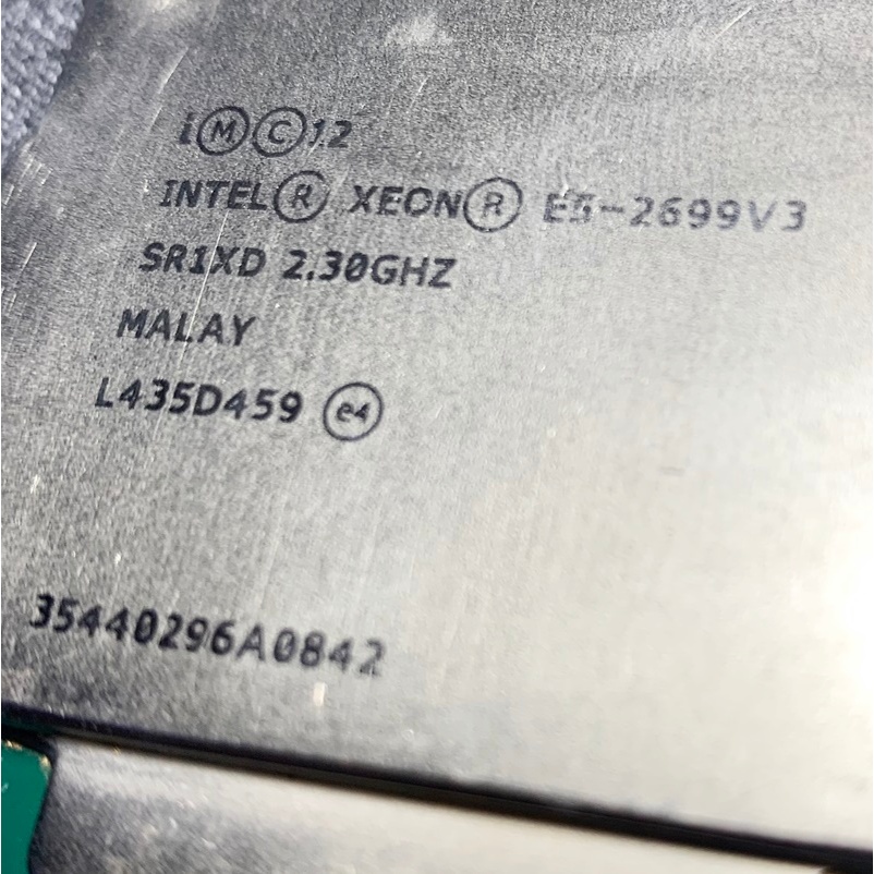 CPU INTEL XEON E5 2699 V3 (LGA 2011-3)  2.30 GHz/3.60 GHz 18C/36T 145W DDR4 1600/1866/2133 สินค้าพร้