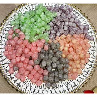น้ำแข็งเปรี้ยว 8 สี เยลลี่เคลือบเปรี้ยว อร่อยหนึบ มีหลายขนาดให้เลือก