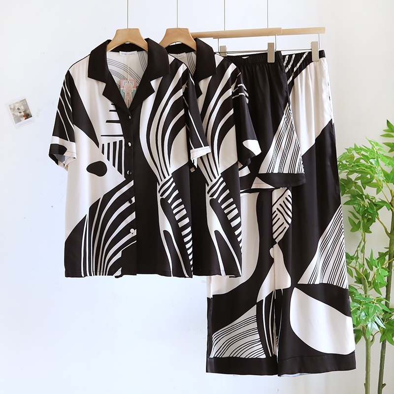 ชุดนอน Mulen (Muslin Pajamas) Silk Satin (N5053 T5053 L5053)