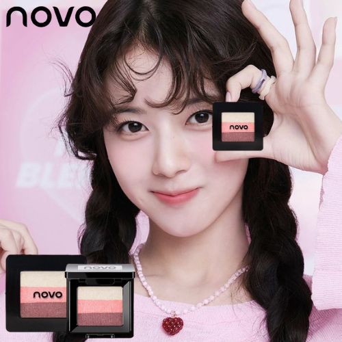 โนโว novo a three color gradient eye shadow อายแชโดว์ no.5141