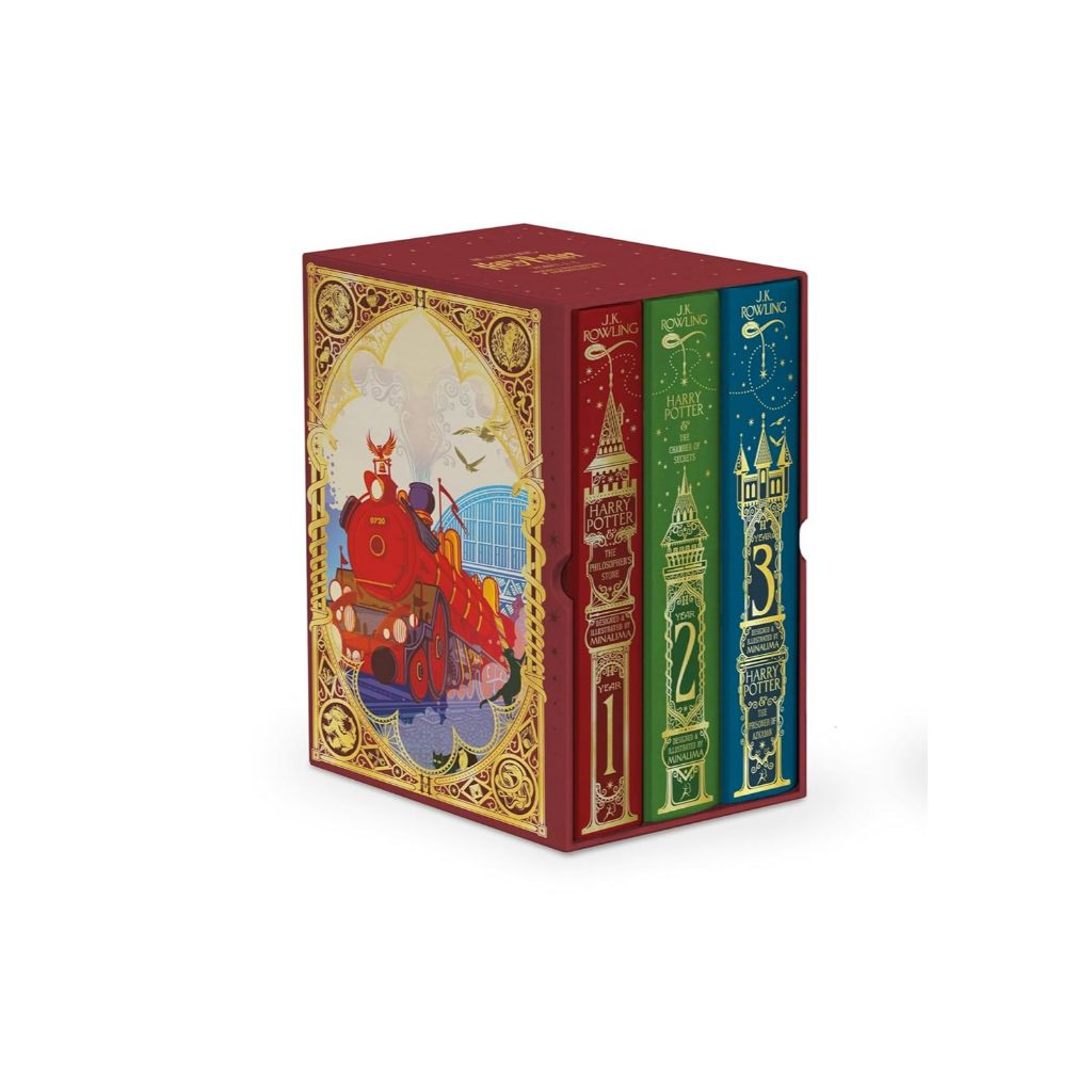 (ฉ.ภาษาอังกฤษ) HARRY POTTER 1-3 (BOX SET) (MINALIMA EDITION) (HC) 9781526680068