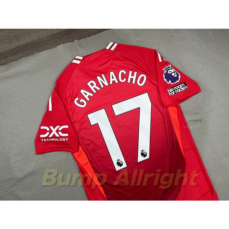เสื้อเกรดนักเตะ 2024 : แมนยูเหย้า Man Utd Home 2024 + 17 GARNACHO, 8 B.FERNANDES สินค้าส่งจากไทย