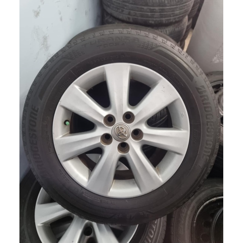 ล้ออะไหล่ toyota altis ,toyota wish toyota prius toyota sienta toyota veloz ขอบ 15"  5 รู 100