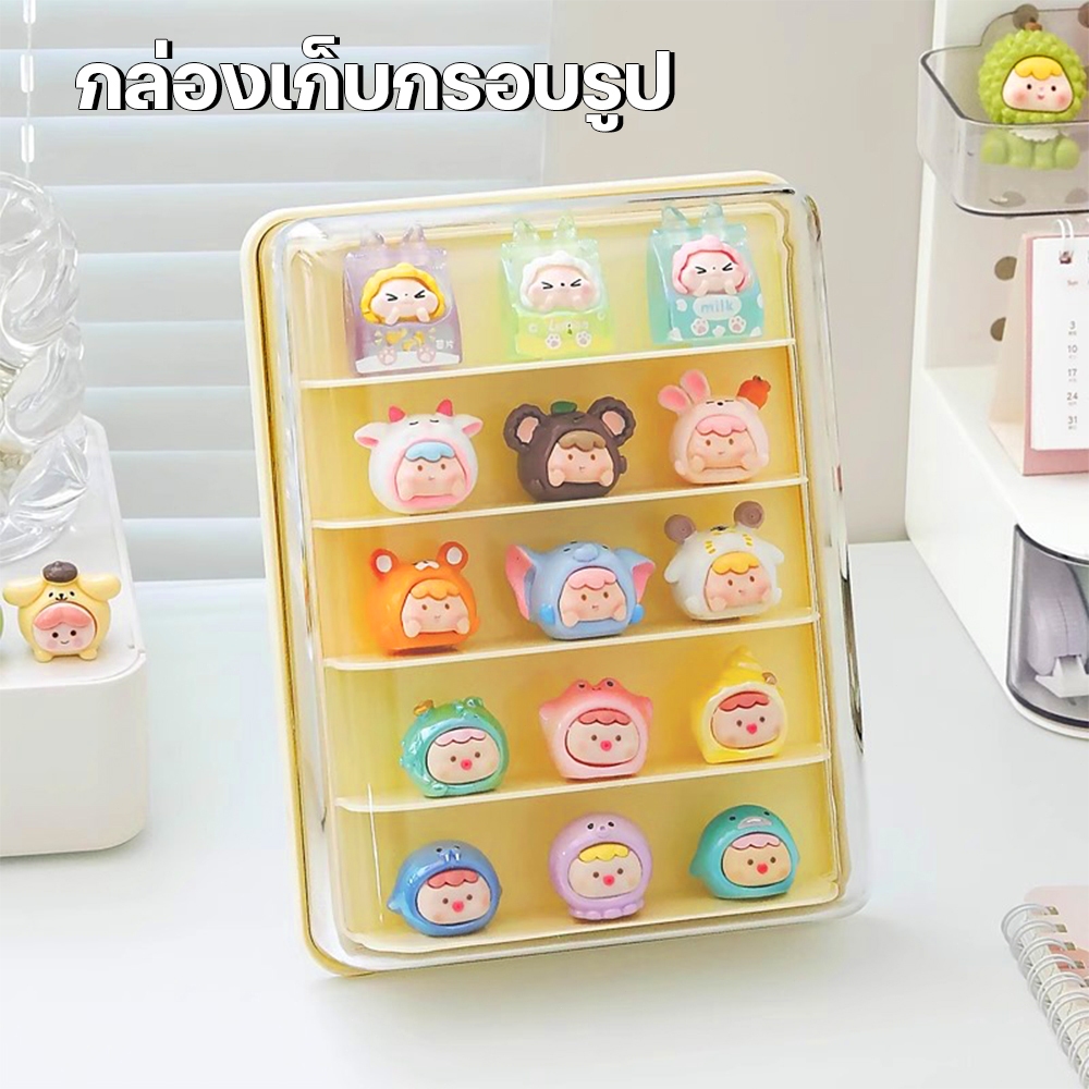 ตู้โชว์ติดผนัง กล่องฟิกเกอร์ ตู้โมเดล กล่องอะคริลิคใส ไม่ต้องติดตั้ง สีสวย 2 สีให้เลือก มาพร้อมอุปกรณ์ติดกำแพง