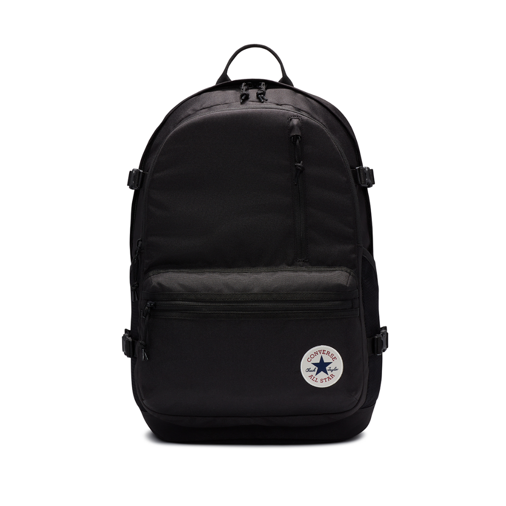 CONVERSE กระเป๋า STRAIGHT EDGE BACKPACK BLACK UNISEX 1621138AU_CABKXX ( 10021138-A01 )