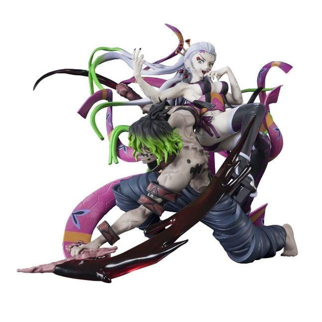 Figuarts ZERO Daki and Gyutaro FZ Demon Slayer ดาบพิฆาตอสูร ของแท้ มือ1 BANDAI