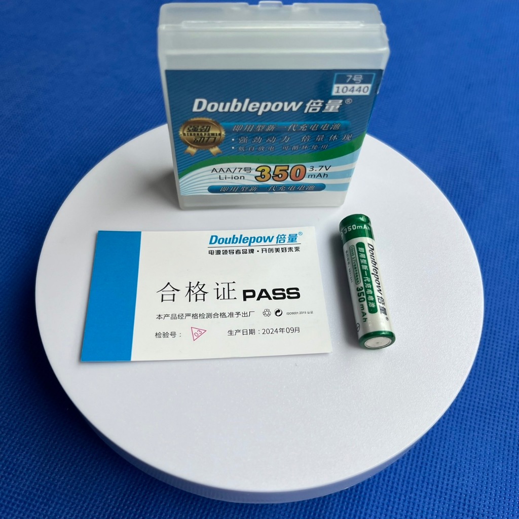 ถ่านชาร์จ Li-ion 10440 ขนาด 350mAh 3.7V (ขนาดเท่ากับถ่าน AAA)