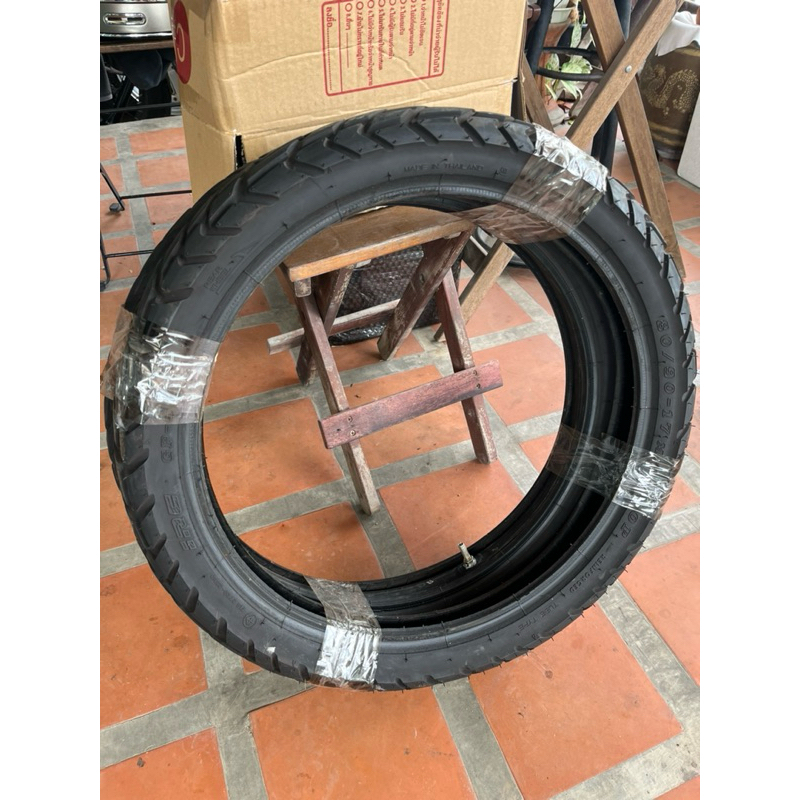 ยางนอกติดรถจักรยานยนต์ CT125 IRC GP-5 (หน้า-หลัง)