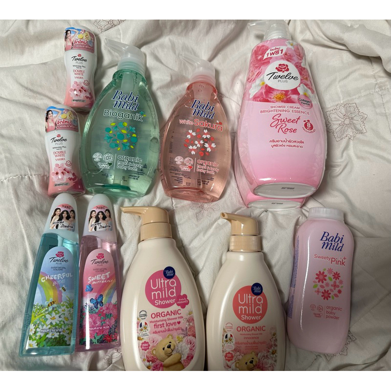 พร้อมส่งครีมอาบน้ำ baby mild & น้ำหอม/โรลออน 12plus