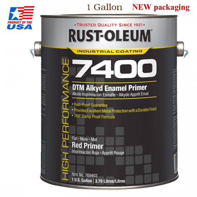 สีรองพื้นกันสนิม (เรซิ่นพิเศษ) 3.78 ลิตร - Stops Rust Rusty Metal Primer