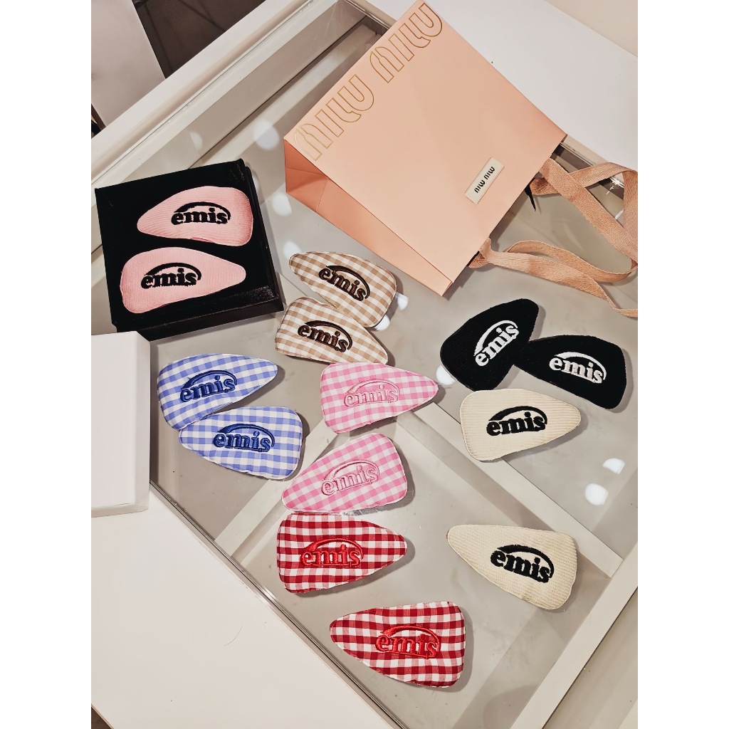 พร้อมส่ง ส่งไว กิ๊บหนีบผม EMIS Collection งานปัก