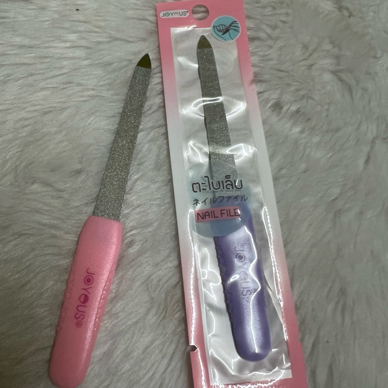 1 อัน Nail smooth rub curves joyous file ตะไบเล็บ มือ เท้า สวย เรียน เนียน ทน ใช้ดีมาก แท้ ส่งไว