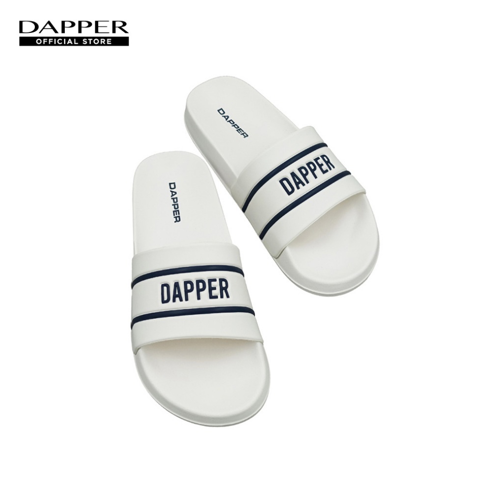 DAPPER รองเท้าแตะ DAPPER Logo Stamp Pool Slide Sandals สีขาว (HSP/WH/1681SL1)
