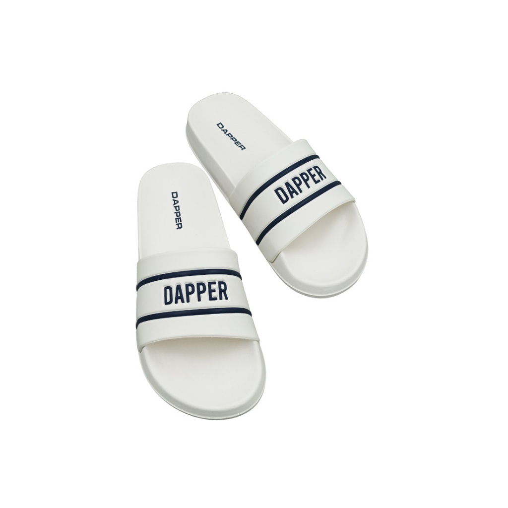 DAPPER รองเท้าแตะ DAPPER Logo Stamp Pool Slide Sandals สีขาว (HSP/WH/1681SL1)