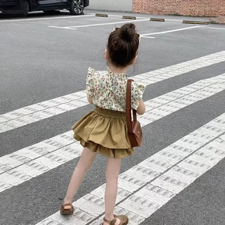 PRINCESS KESLI ชุดเซ็ทกระโปรงเด็กผู้หญิงมาใหม่ ชุดเซ็ท 2 ชิ้น งานลูกสาว สไตล์เกาหลี 2-12 ปี