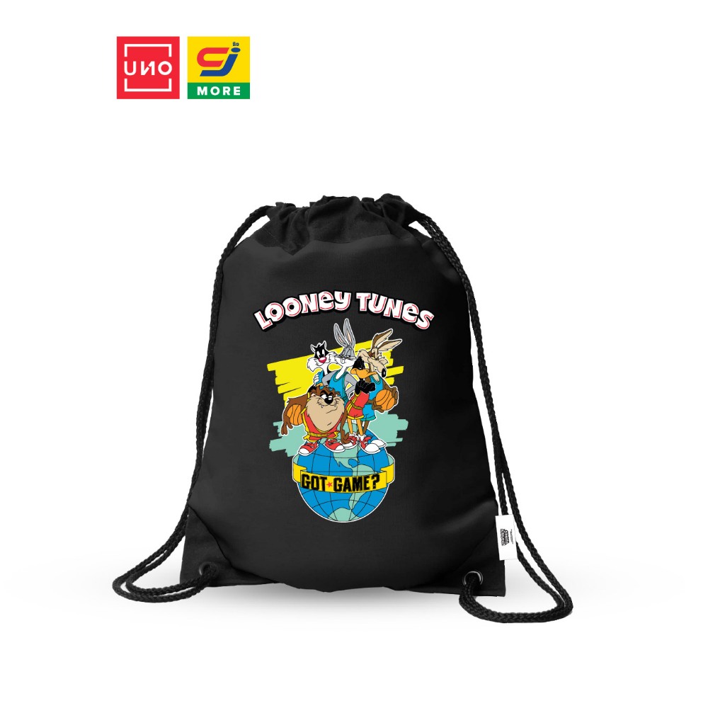 UNO กระเป๋าหูรูดสะพายหลัง Looney Tunes ลิขสิทธิ์แท้