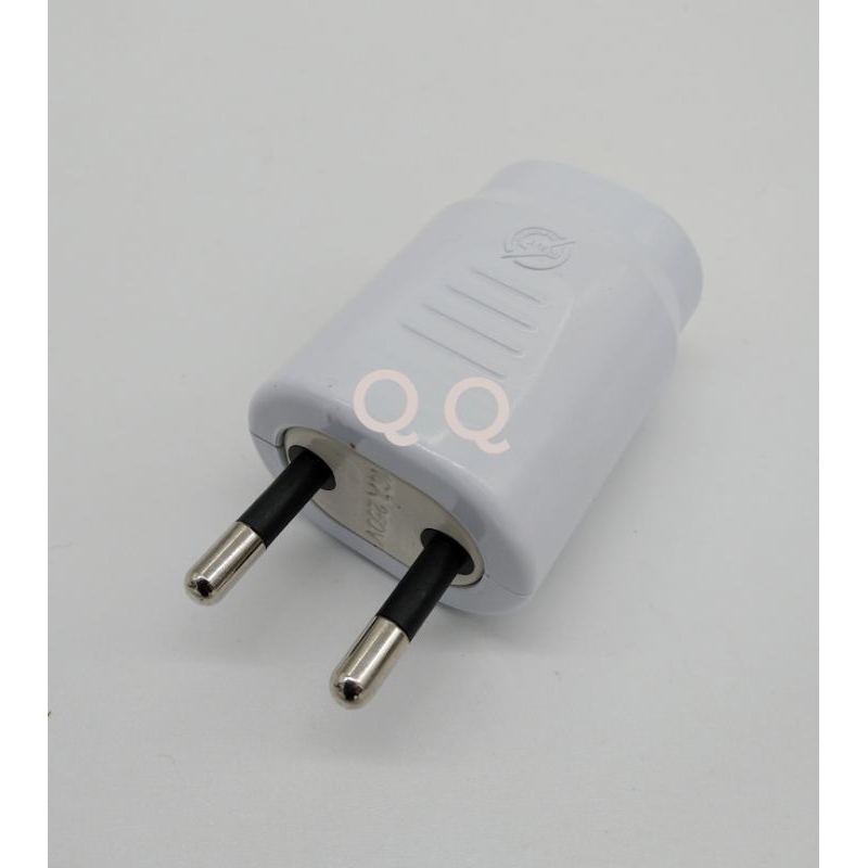 CRT​ ปลั๊ก​ตัวผู้​ 2​ ขา​ ขา​กลม​ 16A​ 250v​