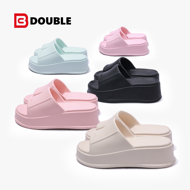 รองเท้าผู้หญิง รองเท้าพื้นนุ่ม รองเท้าแตะยอดนิยม รองเท้าแพลตฟอร์มพื้นนุ่มในฤดูร้