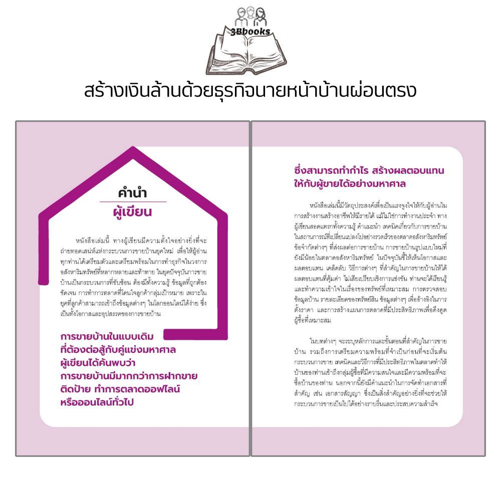 หนังสือ สร้างเงินล้านด้วยธุรกิจนายหน้าบ้านผ่อนตรง : อสังหาริมทรัพย์ การซื้อขายบ้านและที่อยู่อาศัย การเงินการลงทุน ธุรกิจ