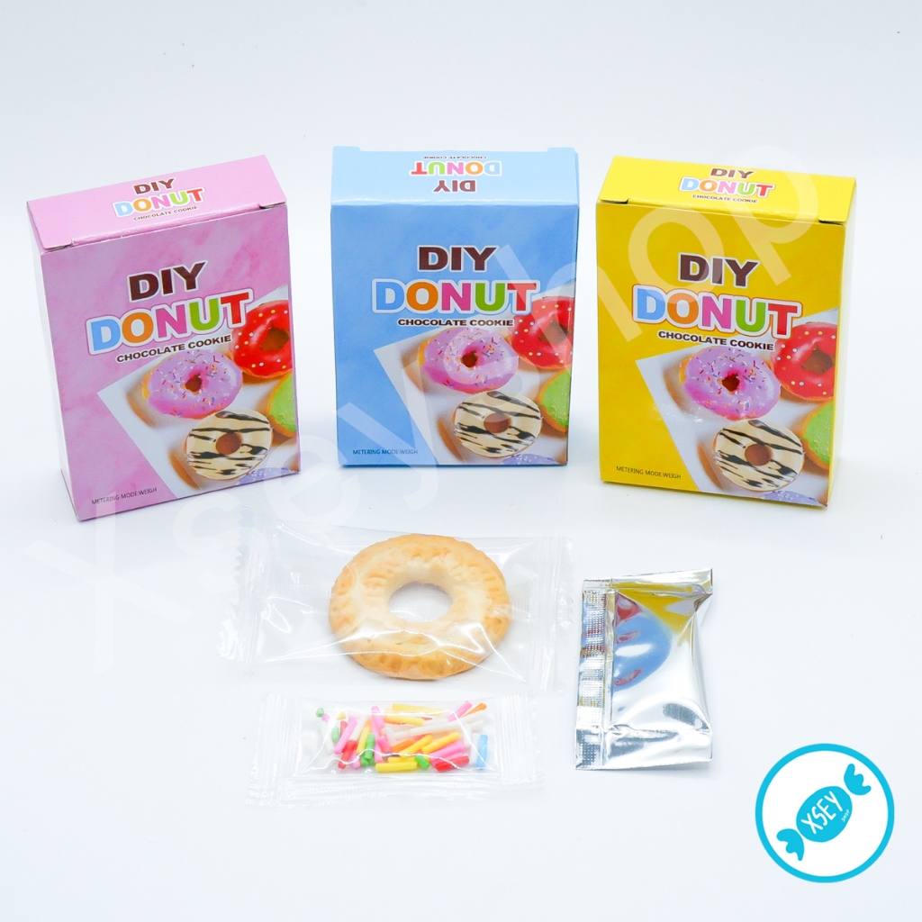 คุกกี้โดนัทDIY ราดช็อคโกแลต มีอย. อร่อยๆ 1 แพ็ค 30 ชิ้น
