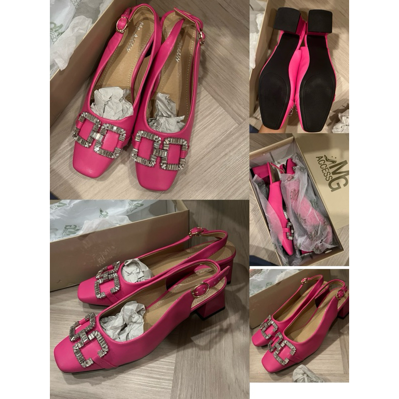 MG Access รองเท้าสีชมพูบาร์บี้ มือหนึ่ง