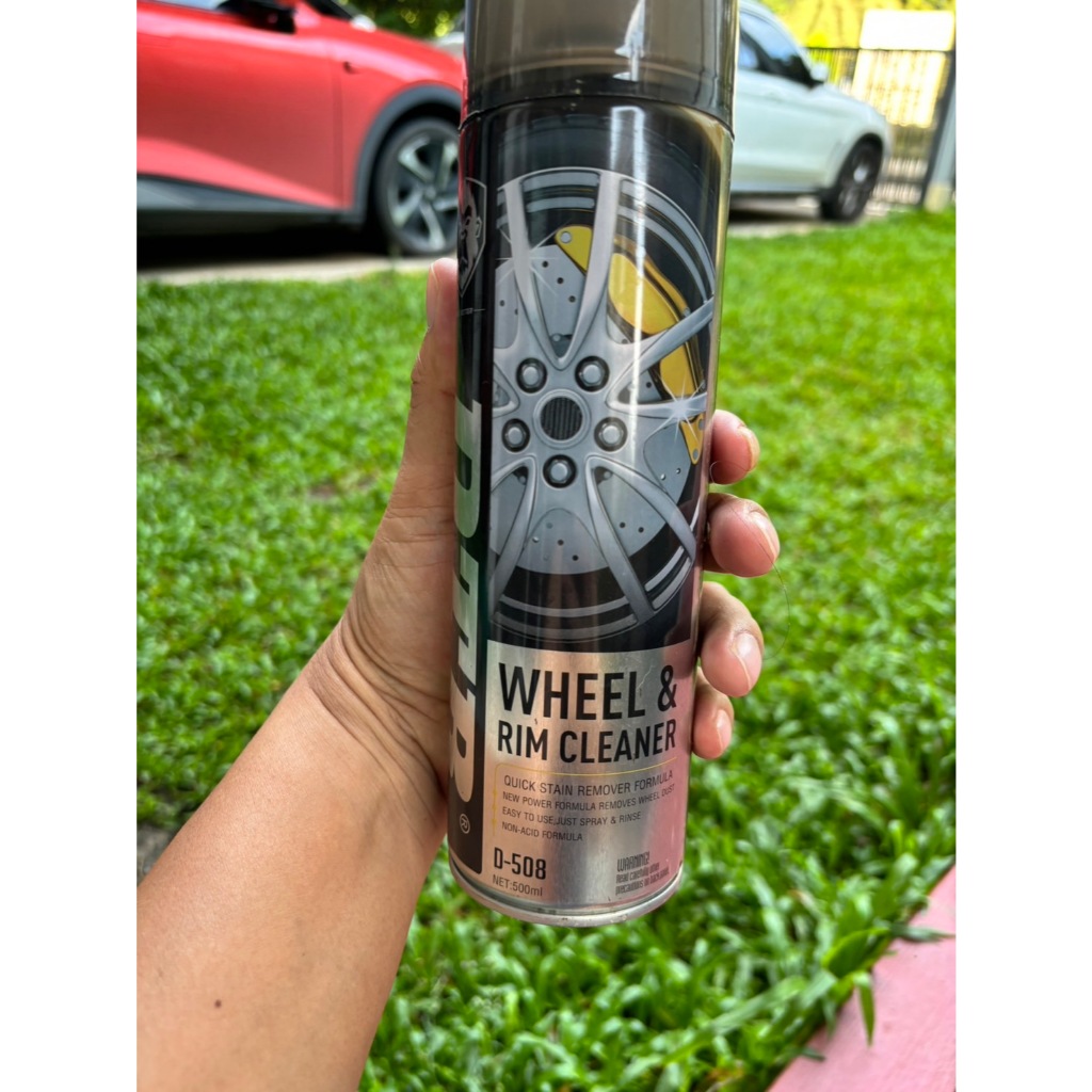 สเปย์ล้างล้อแม็ก DTR Whell Cleaner & Polish น้ำยาทำความสะอาดคราบสกปรกบนพื้นผิวโลหะทุกชนิด ใช้ได้กับล้อแม็กซ์ (D-508)