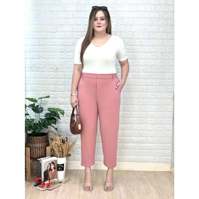 กางเกงสาวอวบ,สาว plus size กางเกงขายาว(ความยาวขา 38 นิ้ว) ผู้หญิง Lady Clothing Women Miss M.A.Closet