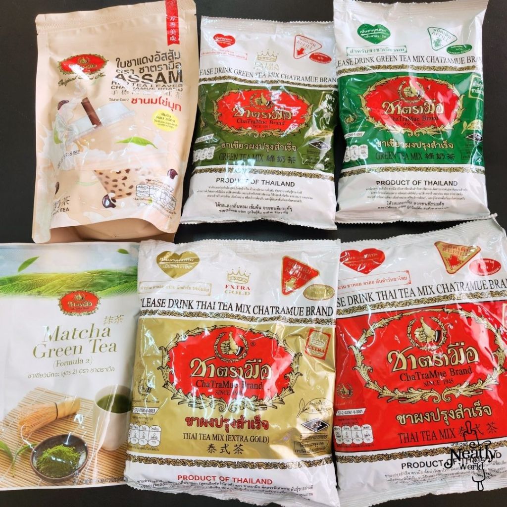 ชาตรามือ ชาเขียวมือ ชาอัสสัม ChaTraMue Thai tea