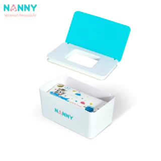 Nanny กล่องใส่กระดาษทิชชู่ กล่องทิชชู่ ทรงผืนผ้า มีฝาปิด หยิบใช้สะดวก