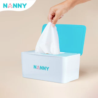 Nanny กล่องใส่กระดาษทิชชู่ กล่องทิชชู่ ทรงผืนผ้า มีฝาปิด หยิบใช้สะดวก
