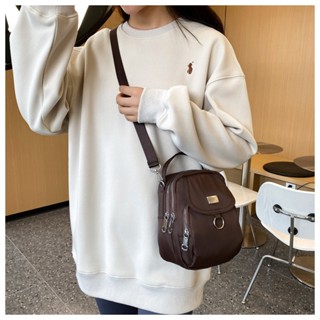 [BG39] กระเป๋าสะพายข้าง ผ้าไนลอน กระเป๋าเป้ถือสะพายไหล่ ปรับ…