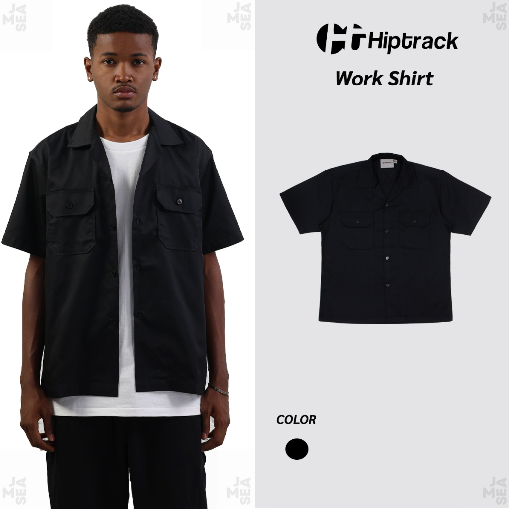 เสื้อเชิ้ต Hiptrack รุ่น Work Shirt แขนสั้นสไตล์ Workwear